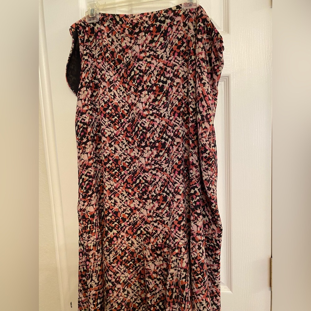 Emma James Long Sleeve Dress - Pink and Black Pattern